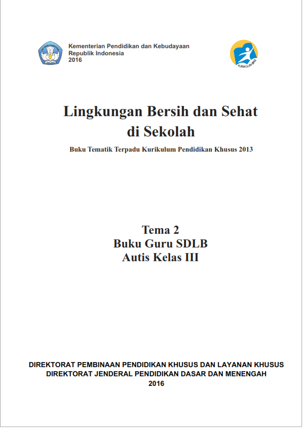 Buku Lingkungan Bersih dan Sehat di Sekolah