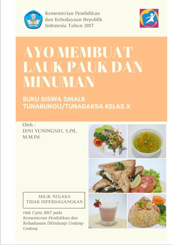 Buku Ayo Membuat Lauk Pauk dan Minuman