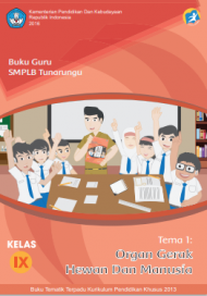 Buku organ gerak hewan dan manusia