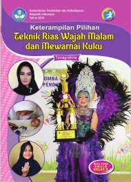 Buku Teknik Rias Wajah Malam dan Mewarnai Kuku